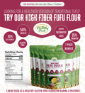 High Fiber Fufu Flour Enriched With Chia Seed — 7-Pack Bundle (Free Shipping)