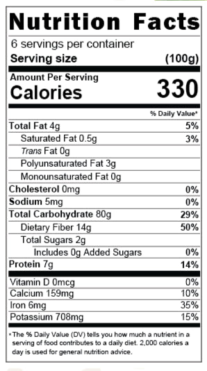 High Fiber Fufu Flour Enriched With Chia Seed